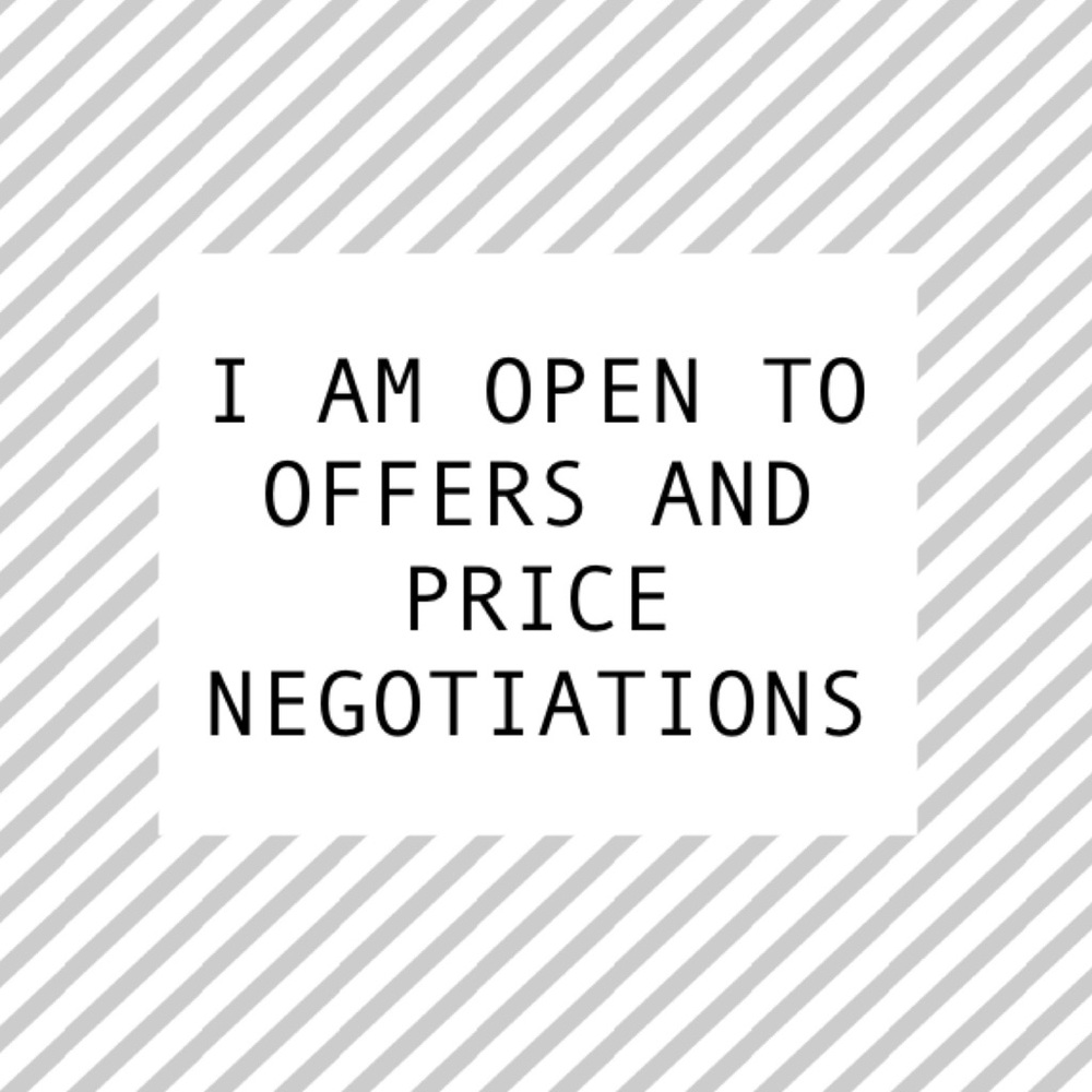 OPEN TO OFFERS!